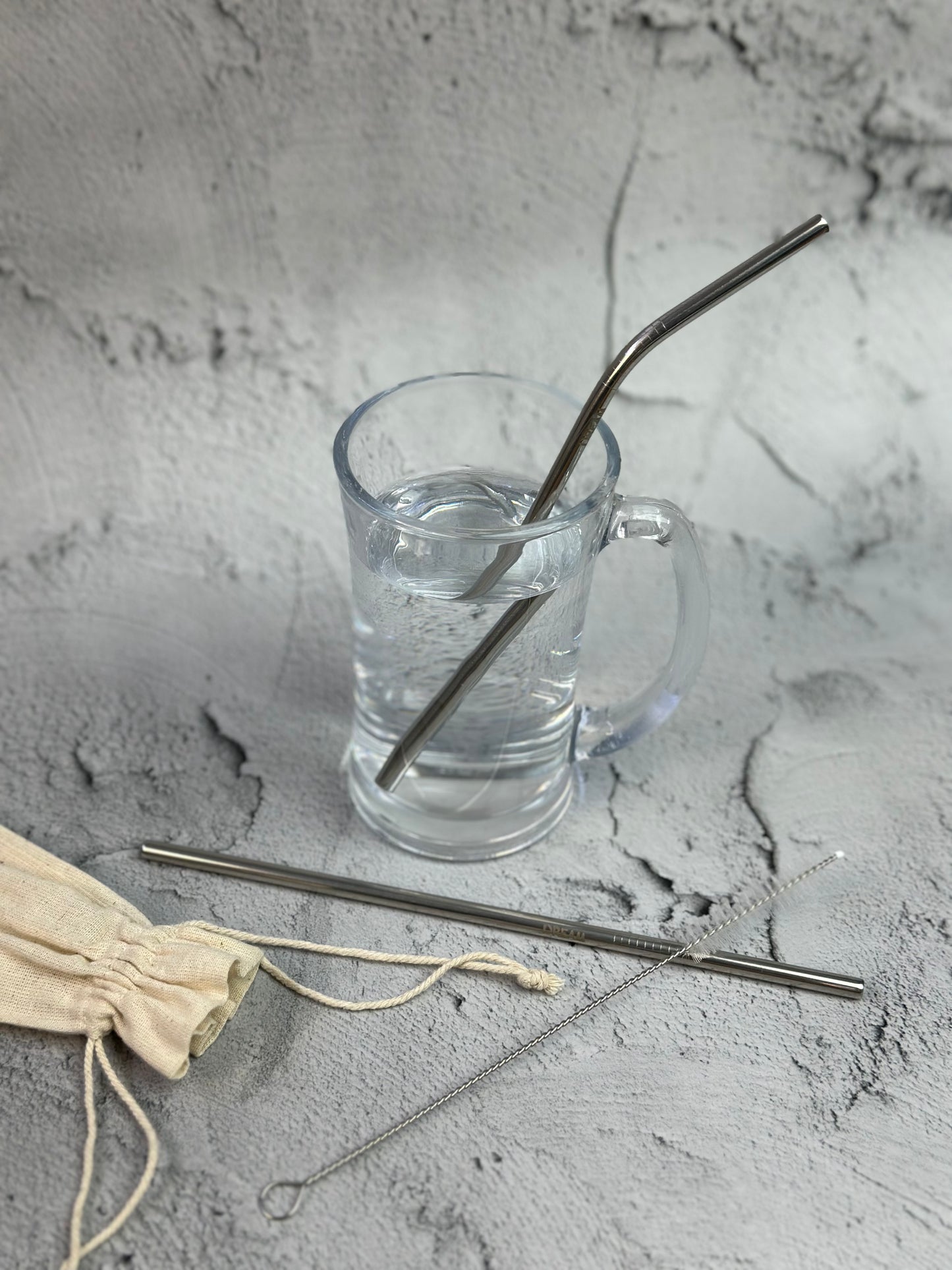 Stainless steel straw set with straw  (SS 304)