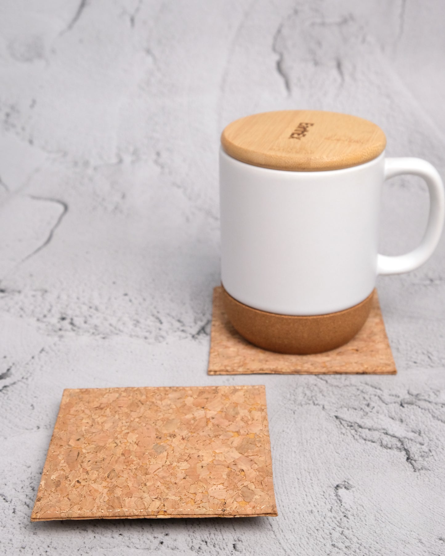 Cork Flexible coasters (Pack of 6)