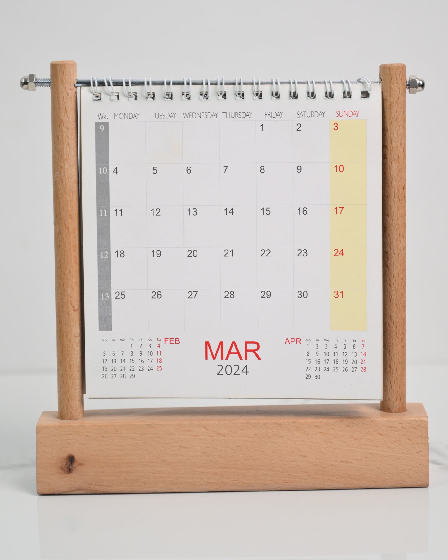 Wooden Swing Calander