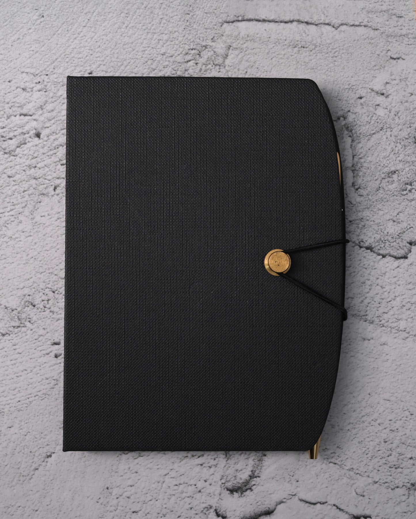 Black Highlighter Flap Notepad